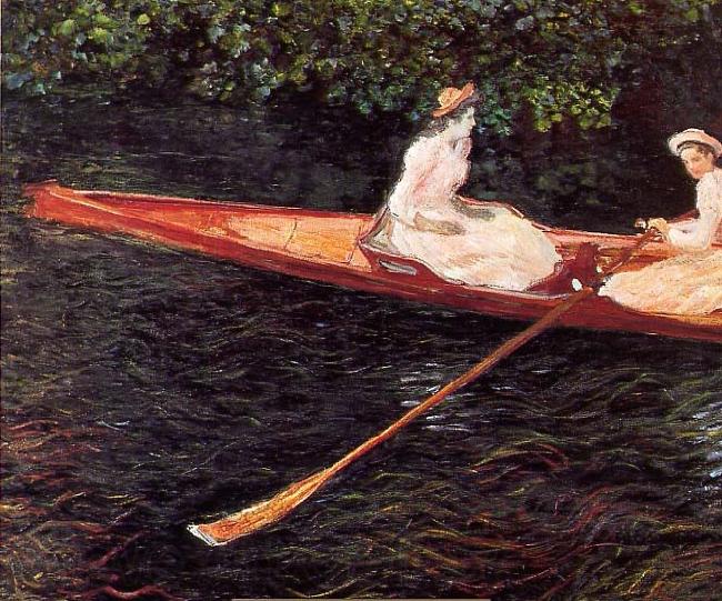 Claude Monet Boat on the Epte France oil painting art